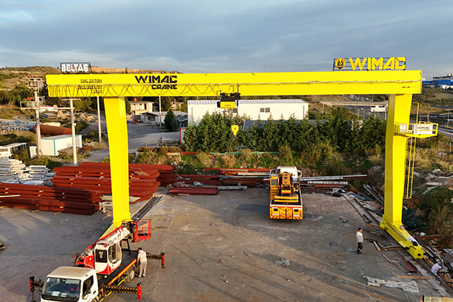 L-type gantry crane structure