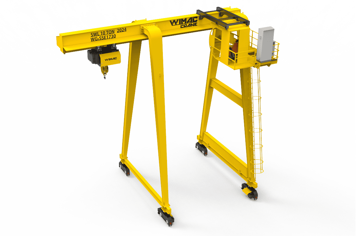 Cantilevered Single Girder Gantry Crane