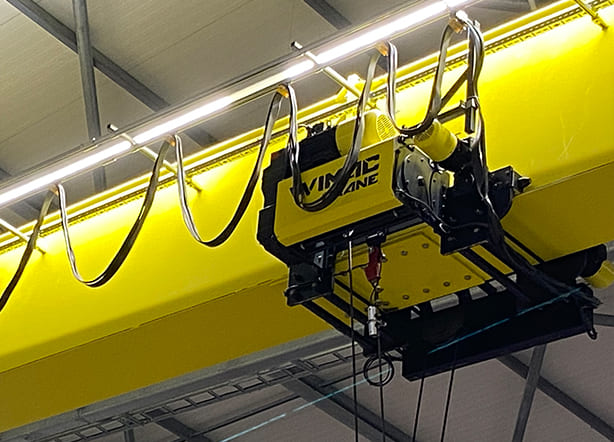 Low-Headroom Monorail Hoist Application